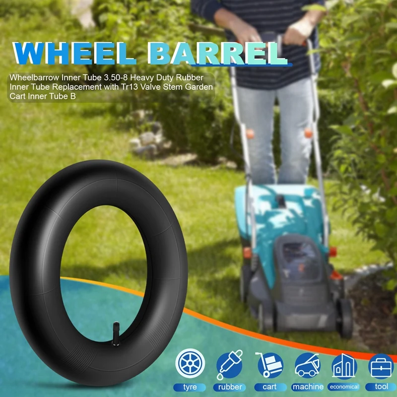 Внутренняя трубка тачки 3 50-8 сверхмощная резиновая внутренняя замена стержня