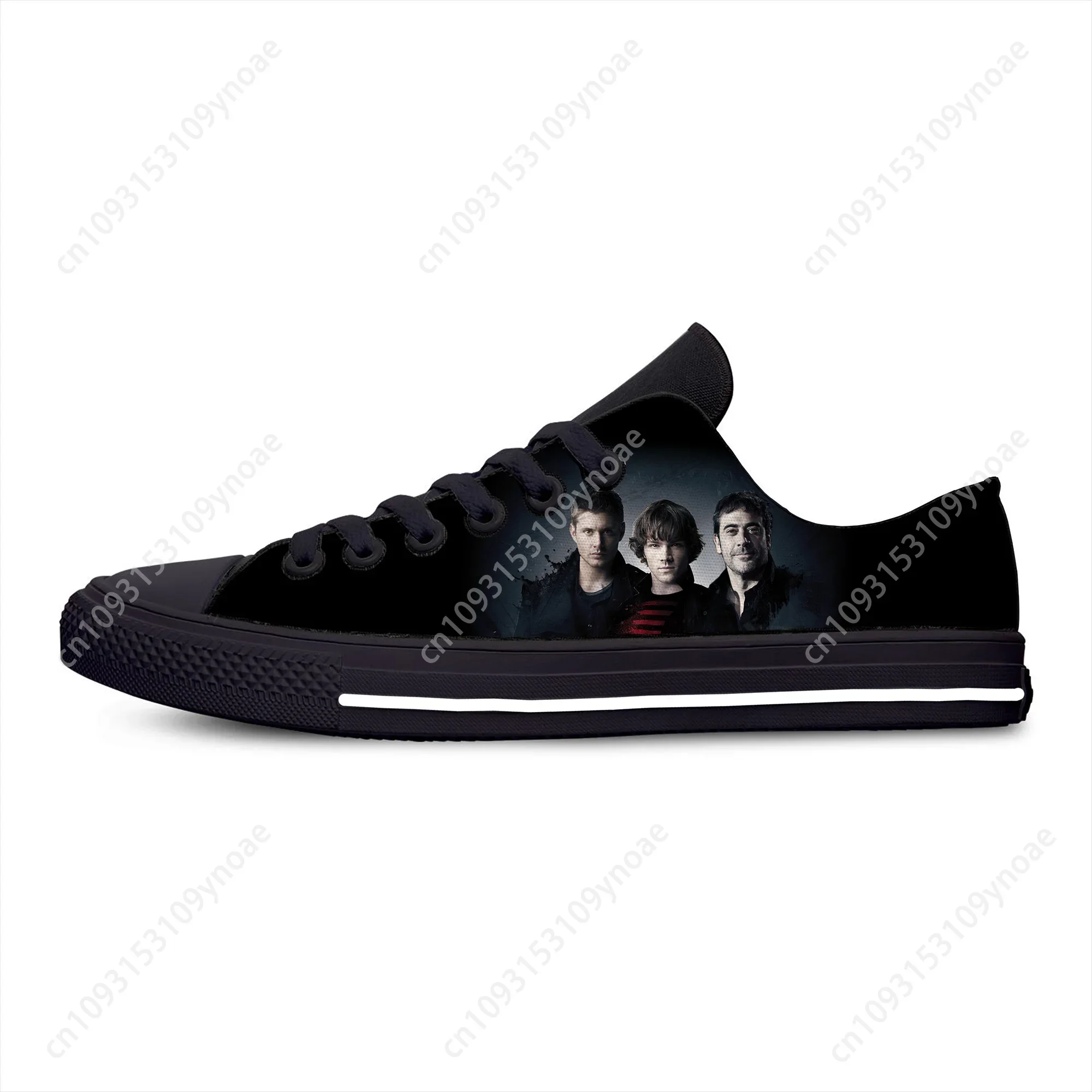 Hot Supernatural Winchester Bros Fashion Funny Cool Casual Shoes Low Top Lightweight Men Women Sneakers Breathable Board
