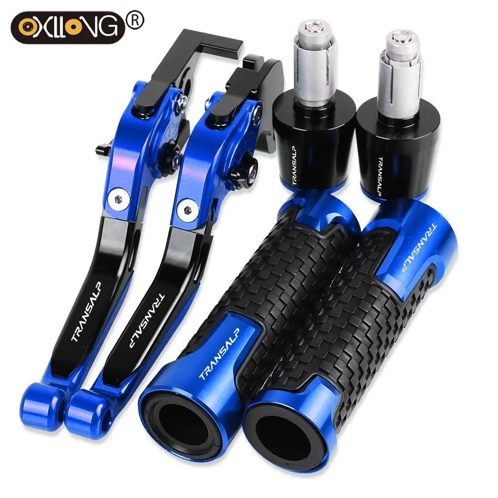 

Motorcycle Brakes Tie Rod Handbrake Brake Clutch Levers Handlebar Hand Grips ends For HONDA TRANSALP 600VH VJ 1987 1988