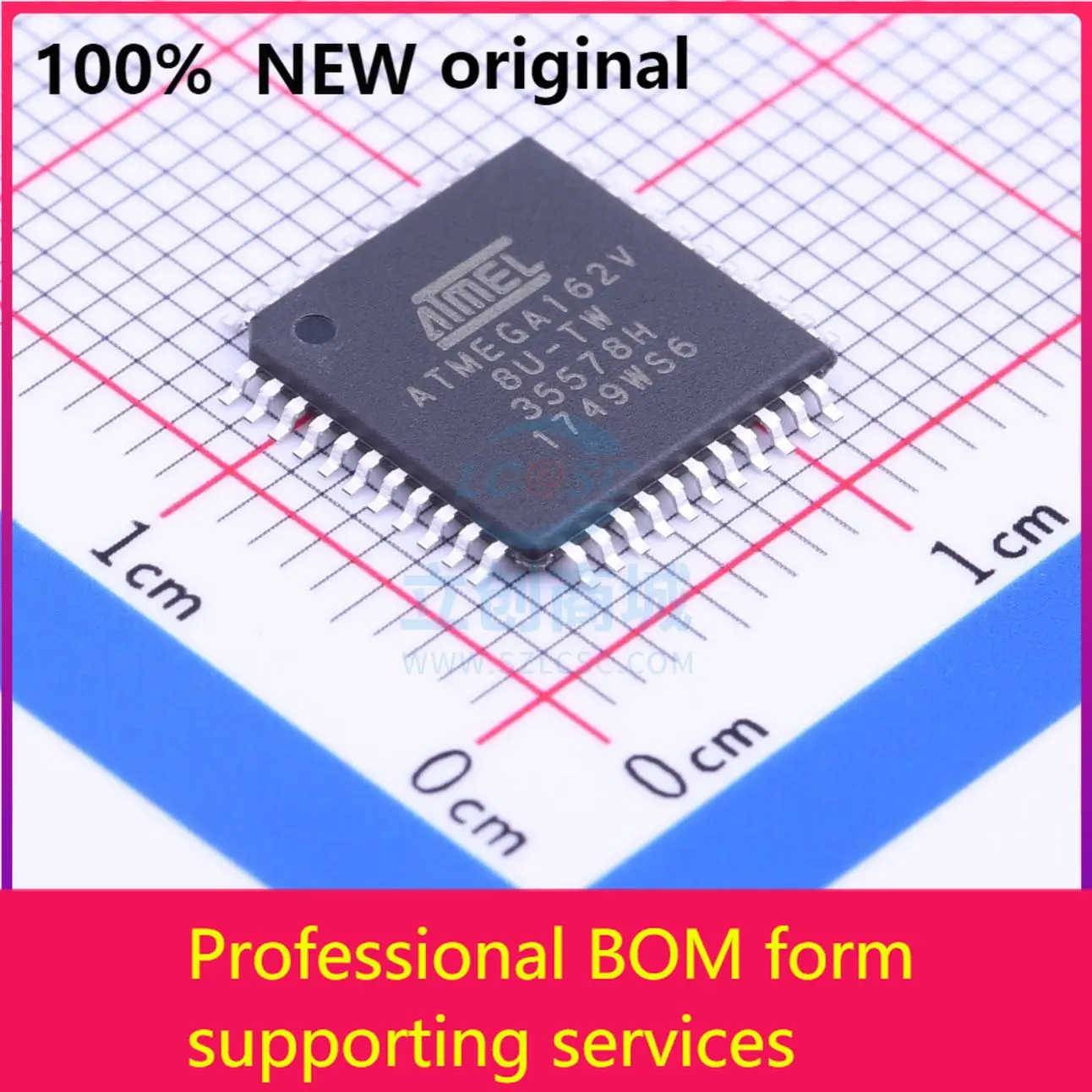 

ATMEGA162V-8AUR ATMEGA162V-8AURNew original genuine IC chip 100% original