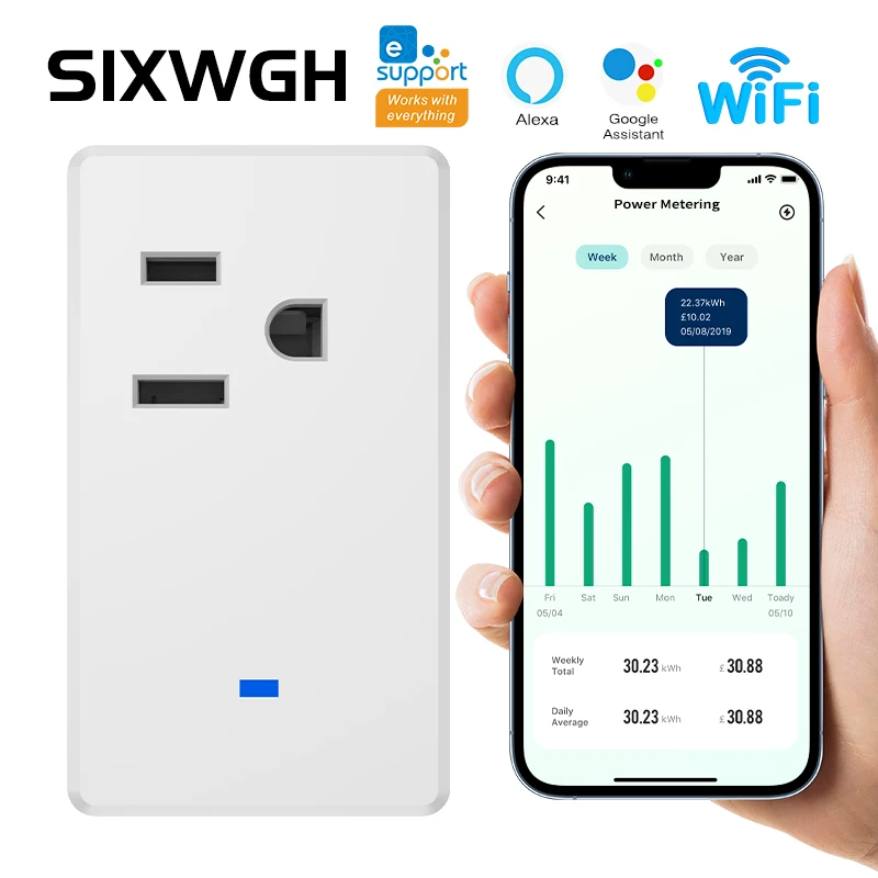 Интеллектуальные розетки Wi-Fi/zigbee/bluetooth/mesh