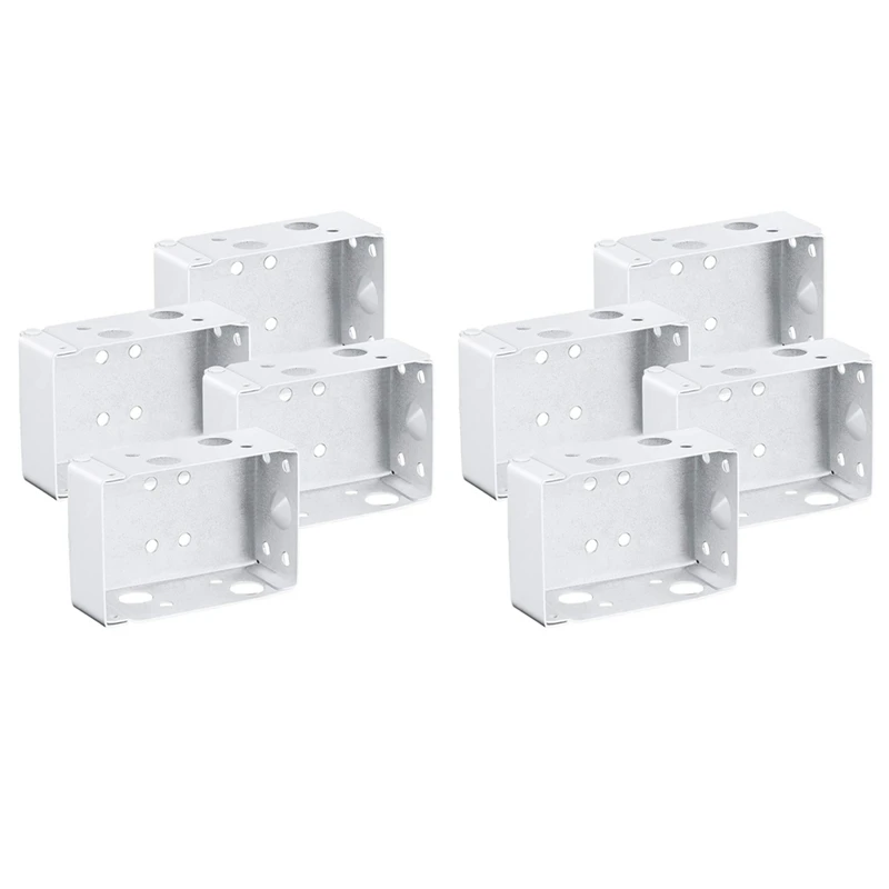 

HOT SALE 12 Pieces Blind Brackets 2 Inch Low Profile Box Mounting Bracket For Headrail (White)