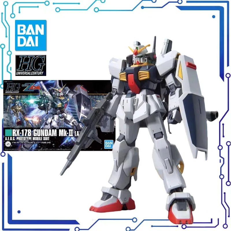 

BANDAI Anime HG 1/144 RX-178 Gundam MK-II Новый мобильный отчет Gundam в сборе пластиковая модель комплект экшн-игрушки Фигурки подарок