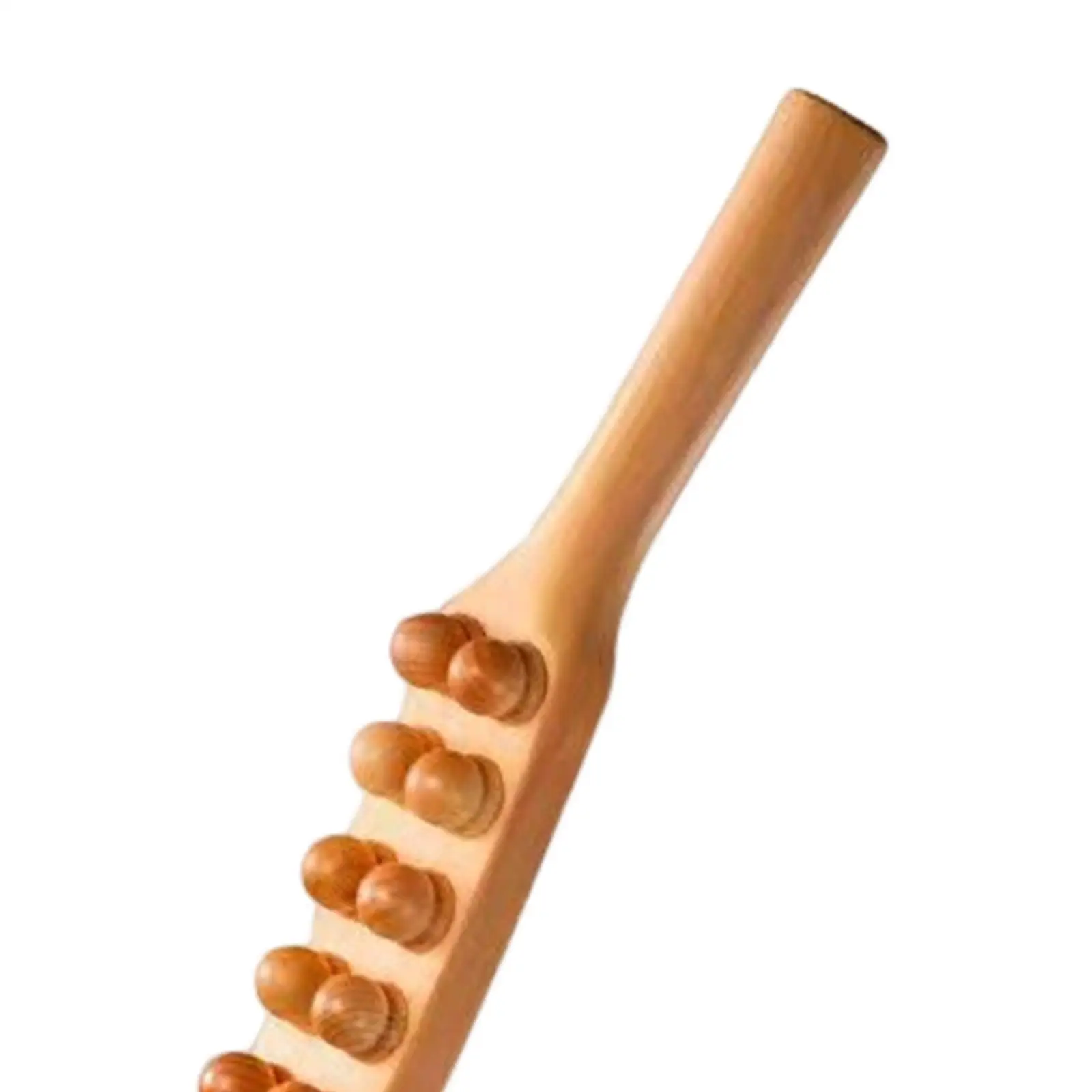 

Wooden Guasha Scraping Stick Massage Tools Anti Cellulite for Back Waist beech