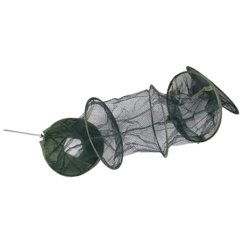

5Layer Foldable Fishing Basket Dipped Keep Fish Alive In The Water