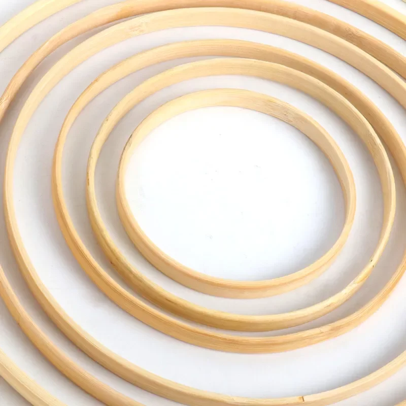 

Wooden Circle Easter Wreath Rattan Ring Craft Hanging Garland Door Decor Catcher Hoop Wedding Easter Decoration for Home