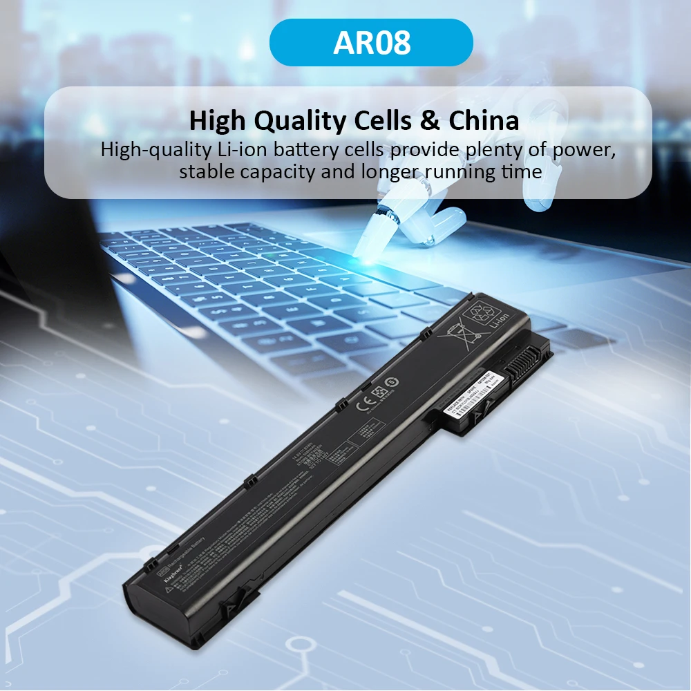 KingSener 83WH AR08 AR08XL Аккумулятор для ноутбука HP ZBook 17 15 G1 G2 Мобильная рабочая станция