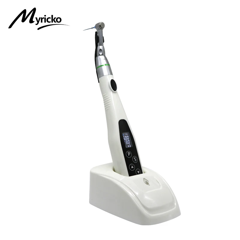 Myricko Dental Equipment Wireless LED Endo Motor EndoMate EndoMotor 16: 1 Reduction Contra Angle Treatment Machine With File |