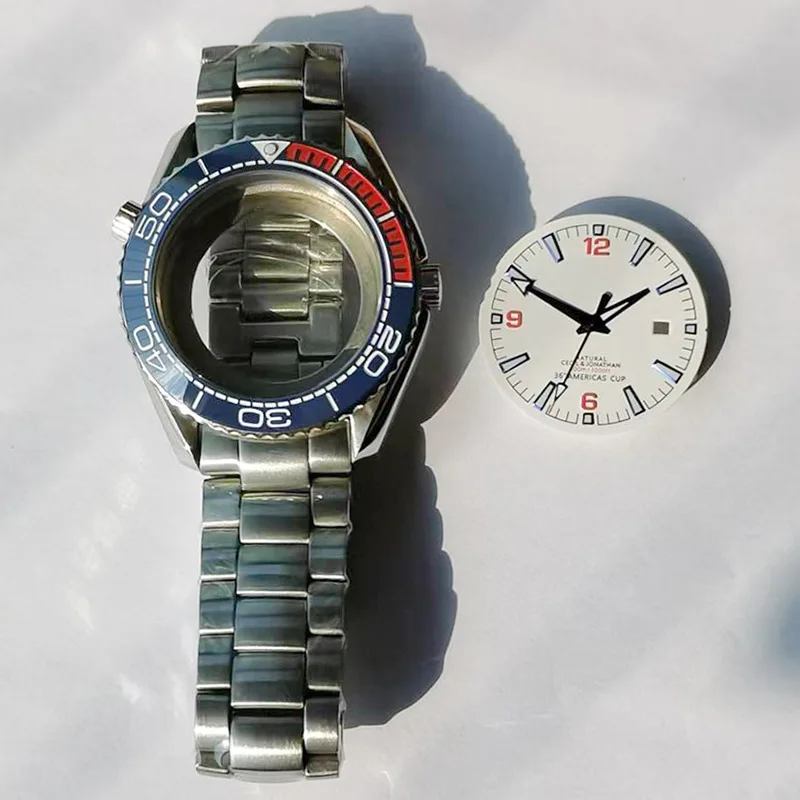 

Набор аксессуаров для часов Miyota 8215, автоматические мужские часы 316L, однотонные стальные, прозрачные, зеркальные, 40 мм, зеркальный Циферблат, ремешок для рук