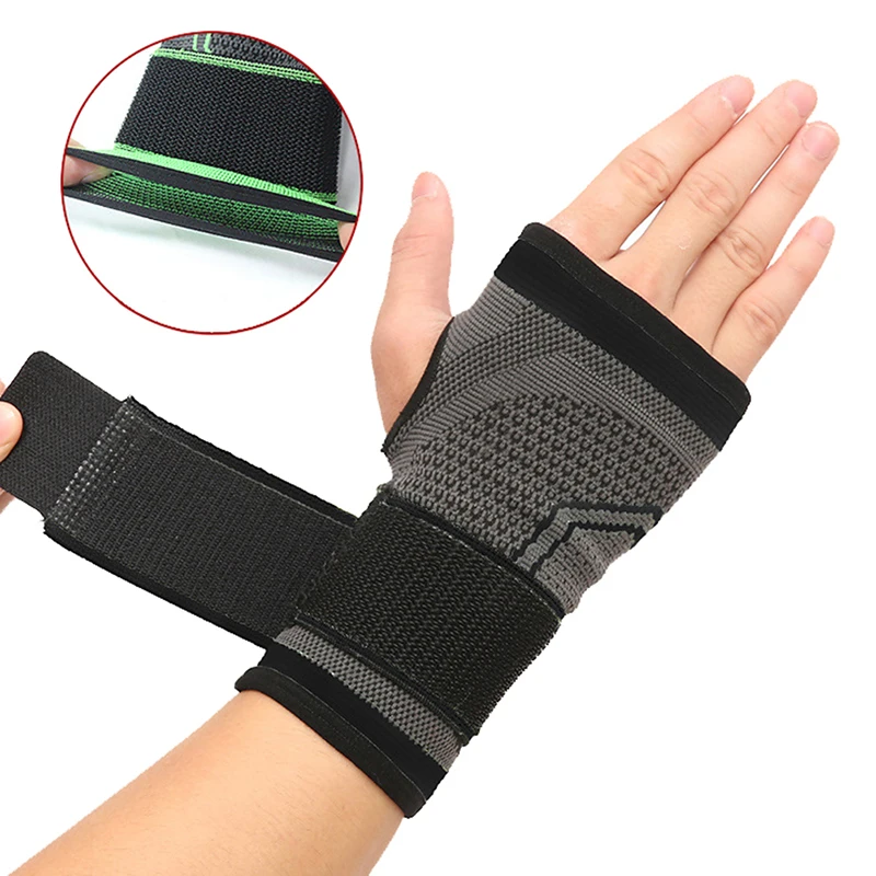 

Sports Bandage Palm Breathable Bandage Fitness Men's Wrist Palm Support Crossfit Weight Lifting Wrist Wraps Bandage Gym Training
