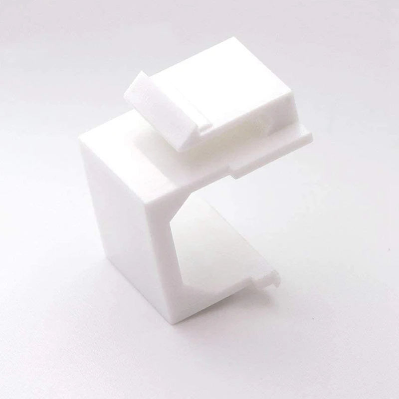 Пустые вставки Keystone Jack для настенной пластины и коммутационной панели-белые |