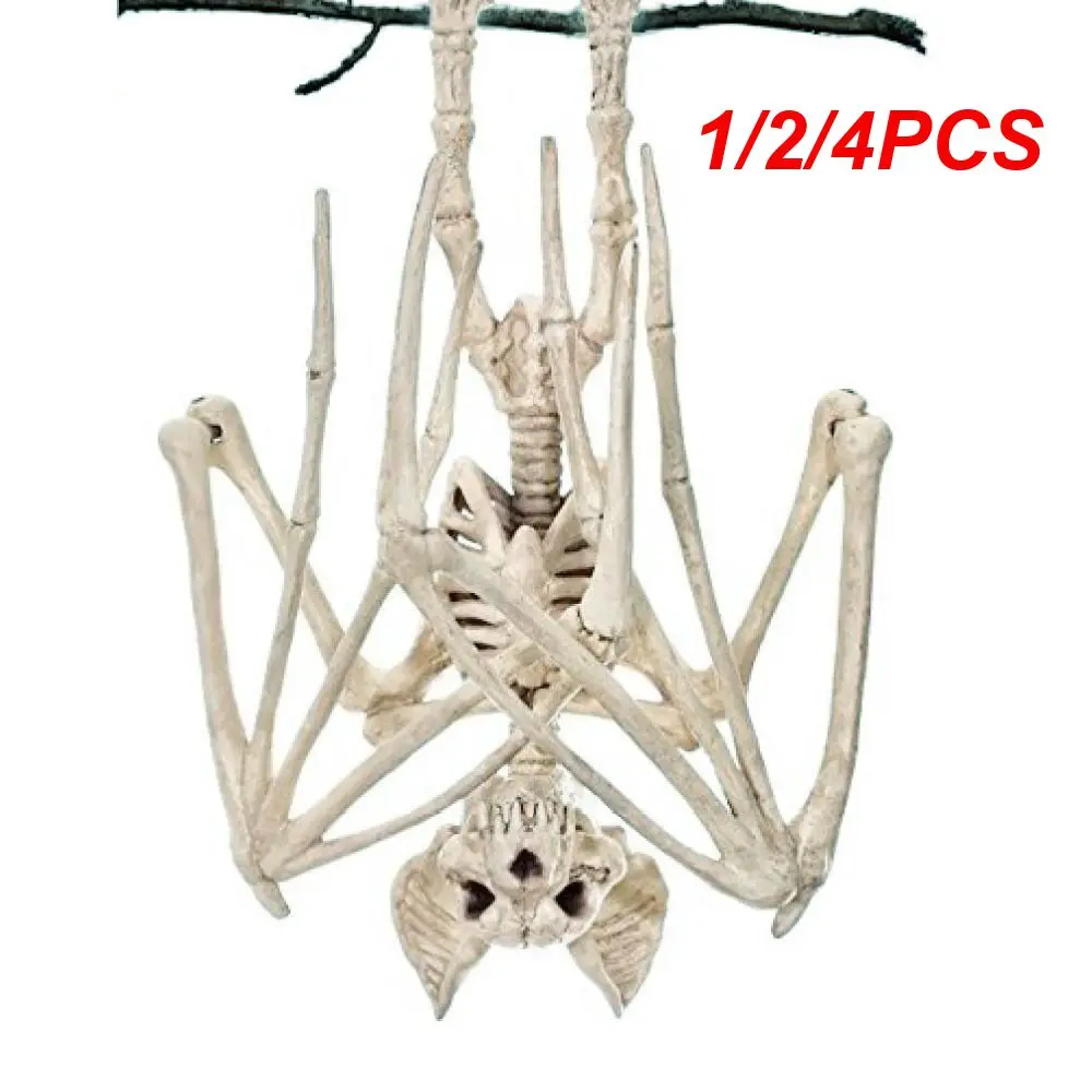 

1/2/4PCS Halloween Horror Bats Skeleton Mouse Scorpion Lizard Bonez Skeleton Model Festival Decor Party Creepy Halloween Party