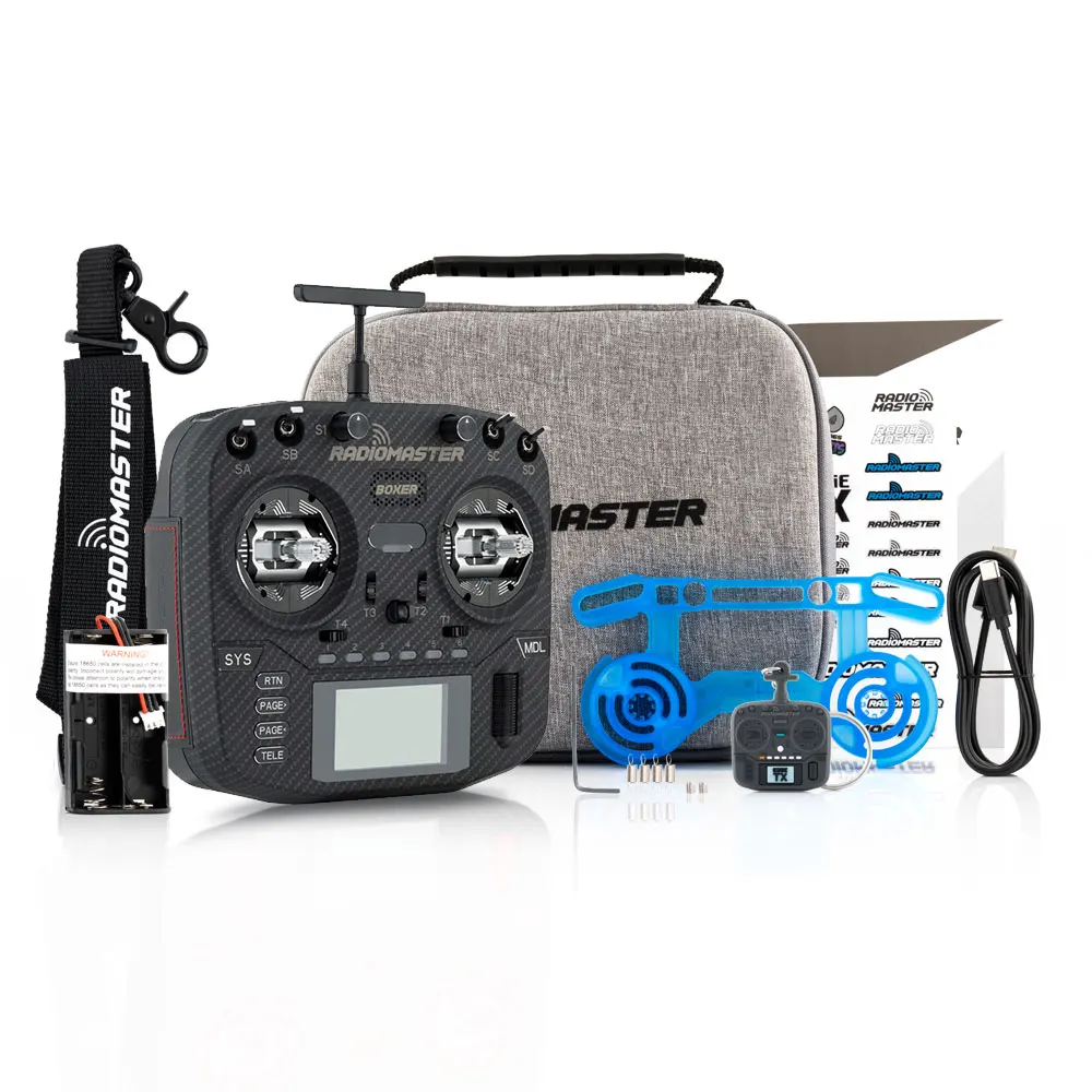 RadioMaster Boxer Max ExpressLRS 16-канальный передатчик 2 4G с дистанционным управлением ЧПУ AG01
