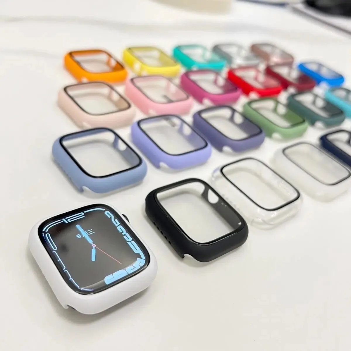 Матовая крышка для Apple Watch 45 мм 41 38 42 40 44