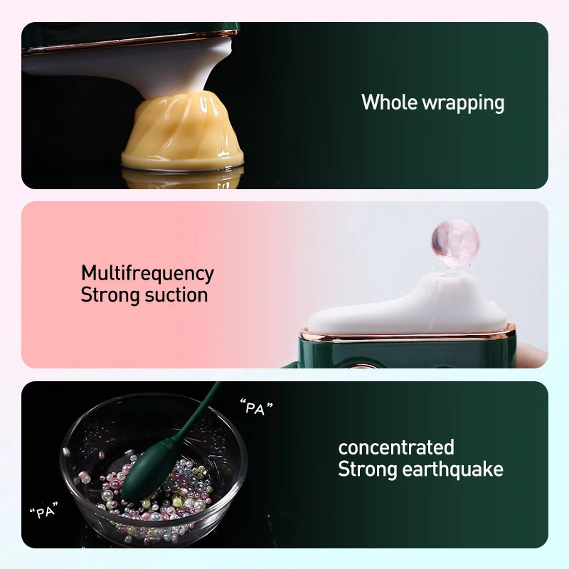 Умный дисплей сильная вибрация всасывание яйца коробка для женского всасывания