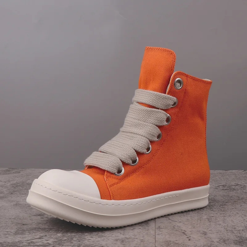 

Лоферы мужские/женские повседневные на молнии сбоку, дизайнерские универсальные туфли с круглым носком, на толстой высокой подошве, обувь для пар, весна-осень