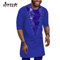 mens shirt casual african clothes for men short sleeve dashiki shirt african men boubou patchwork fashion men attire wyn1533
