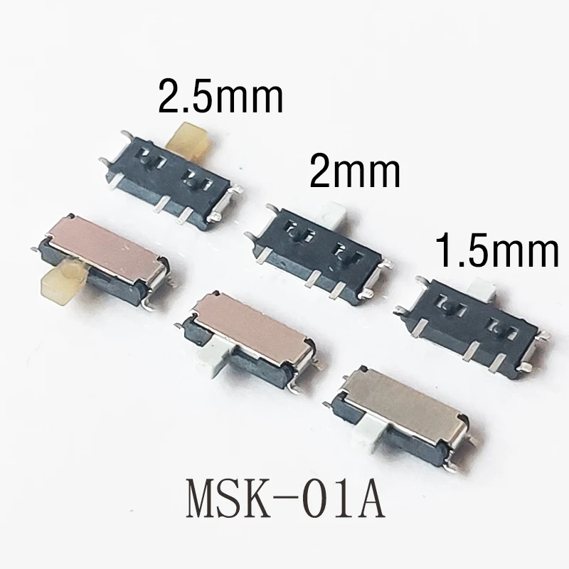 

20 шт. мини-ползунковых переключателей 7Pin SMD