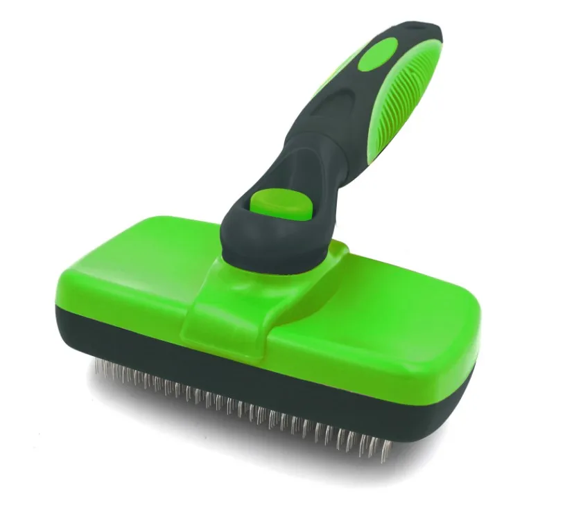 

Self Cleaning Pet Slicker Brush Dogs Cats Grooming Brush Deshedding Tool for Cats Dogs with Short to Long Hair self