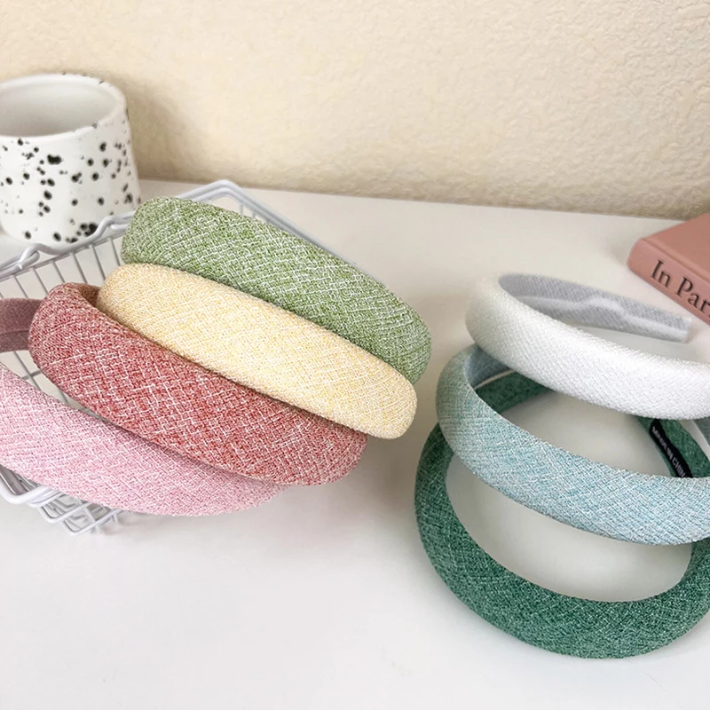 

Ободок для волос в европейском стиле Женский, элегантная Толстая широкая заколка карамельного цвета, модный аксессуар для волос «сделай са...