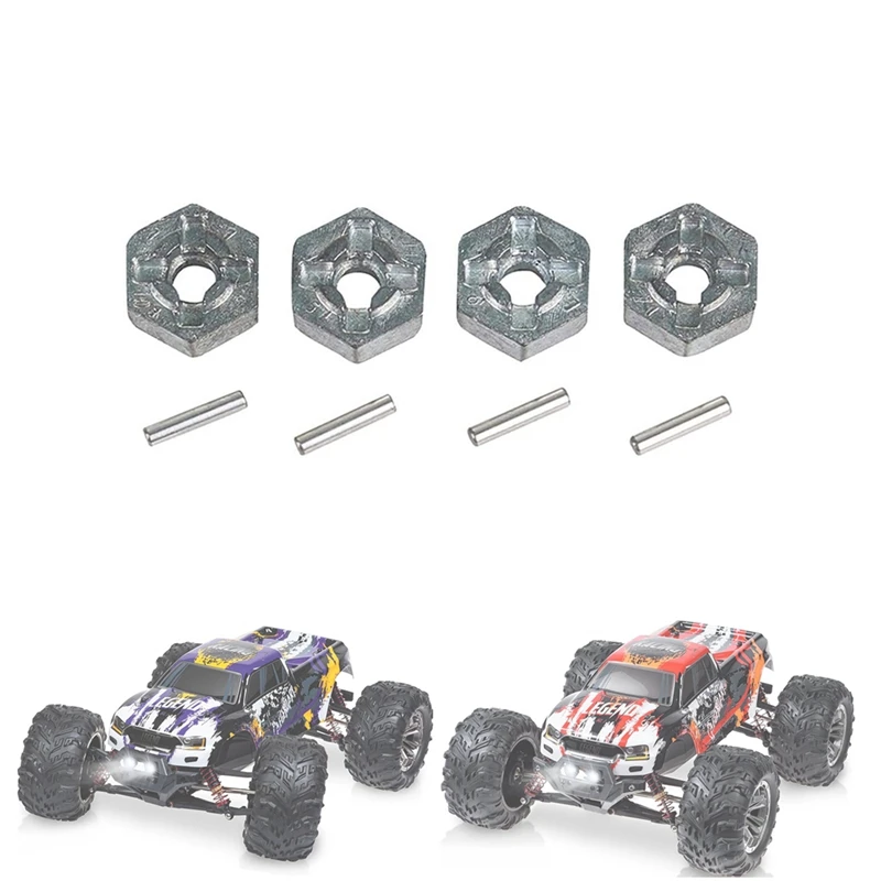 4 шт. металлический адаптер для шестигранной ступицы колеса 12 мм