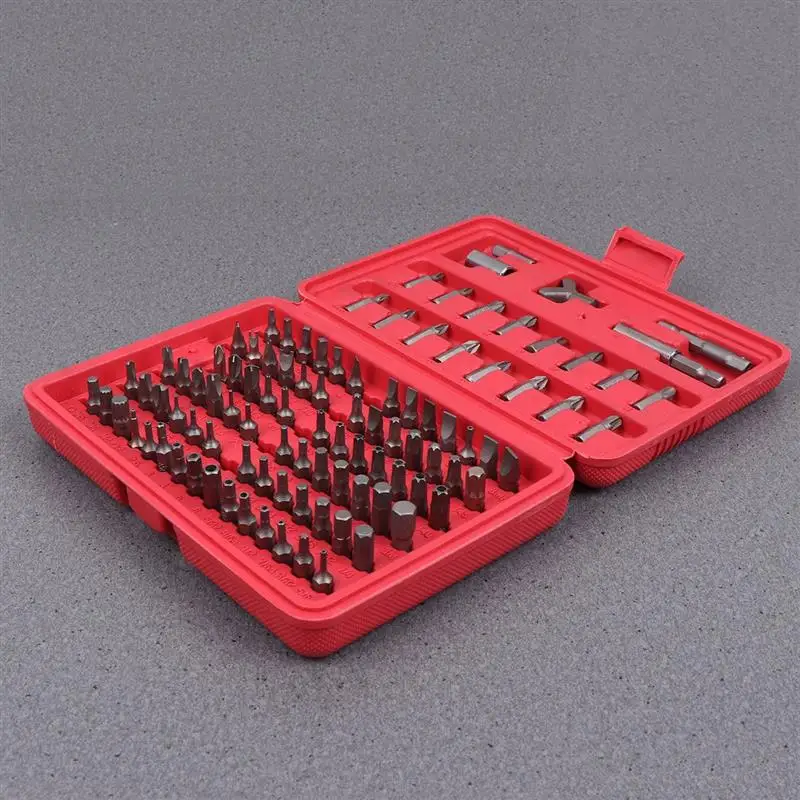 

100Pcs Screwdriver Set Practical Durable Magnetic Repair Tool Kit Screwdriver Set Screwdriver Tools Set for Home