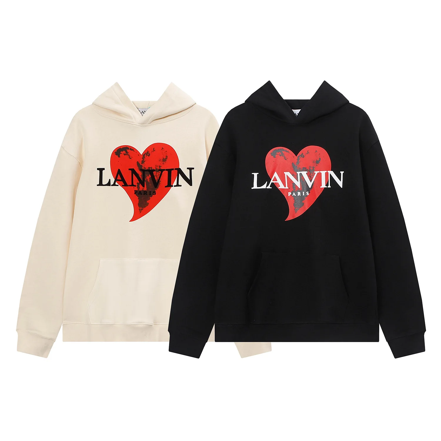 Купи LAN and VIN Vintage Graffiti Painting Hooded Sweatshirt Long Sleeve Hip Hop Clothes Spring Terry Men Women Sweatshirt за 2,347 рублей в магазине AliExpress