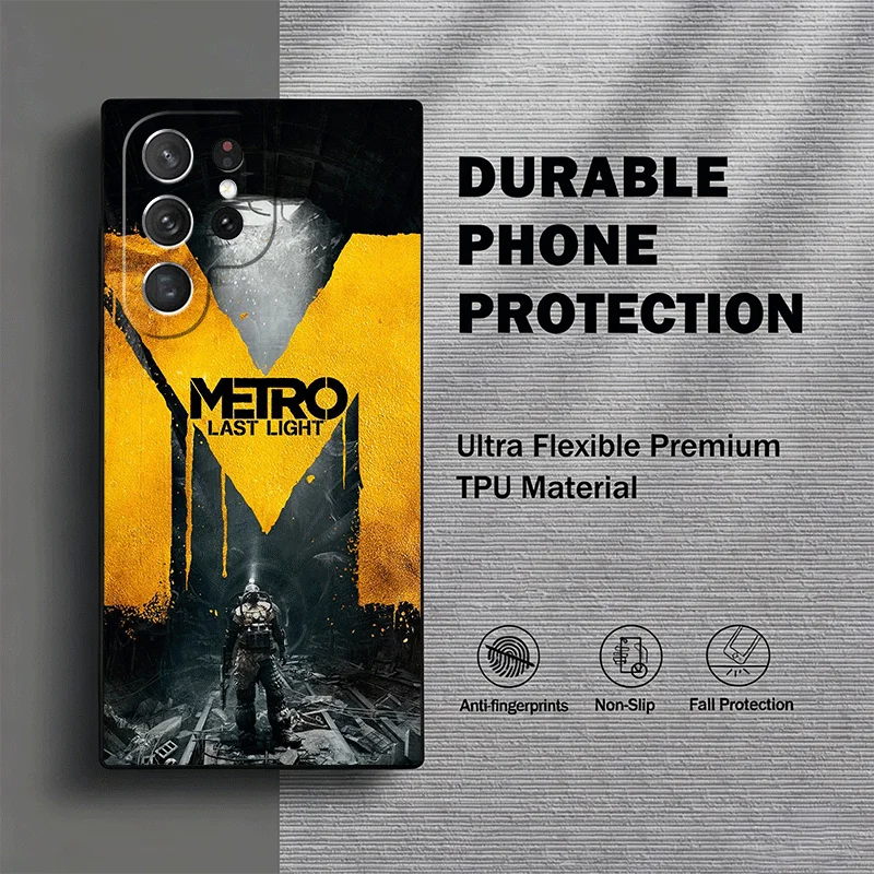 Фото Чехол для телефона Metro 2033 для Samsung Galaxy S24 S25 S26 Ultra S23 Plus S22 S21 FE S20 + с индивидуальным узором и защитой по краям №5