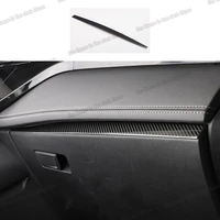 carbon fiber car dashboard co pilot glove box holder trims for ford territory 2019 2020 2021 accessories auto moldings kit 2022