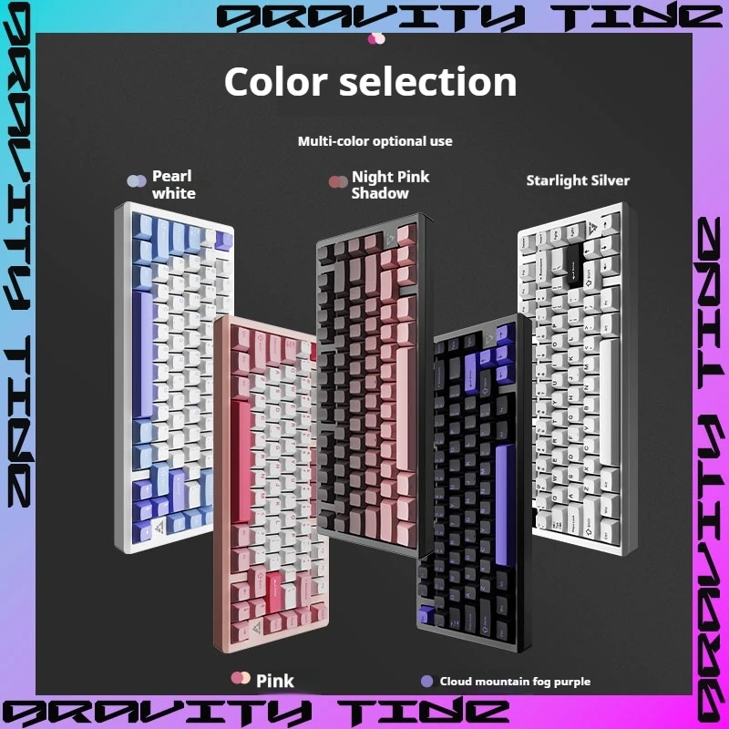 Vgn Vxe75 V2 Механическая клавиатура с алюминиевым ворсом ЧПУ настройка беспроводная