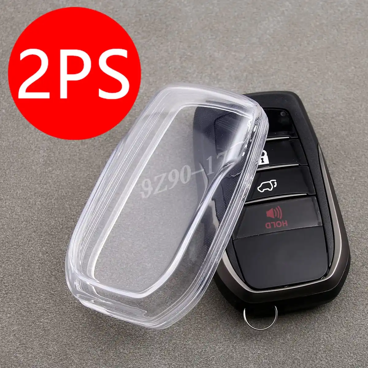 

Защитная пленка для ключей Toyota, черный прозрачный чехол для Corolla Cross Yaris Sienna Venza Harrier Hilux Tundra Mirai Land CruiserAlphard