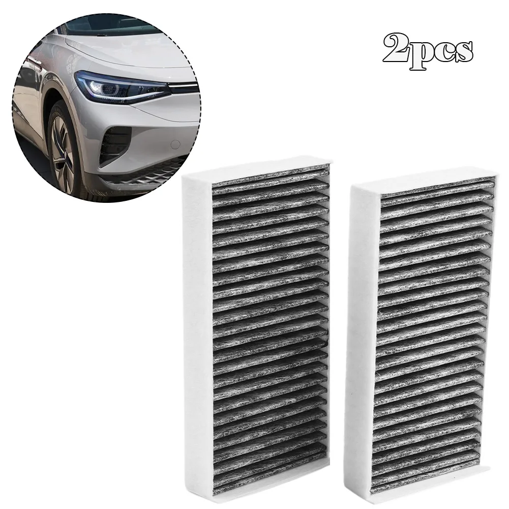 

2Pcs Car Air Conditioner Filter Cabin Filter For ID.4 Crozz SUV 2020 2021 2022 2023 Car Accessories