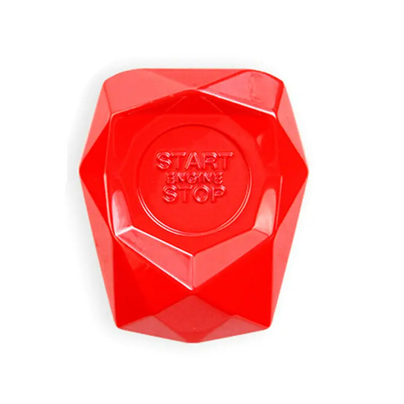 

Metal Alloy Car Engine Start Button Cover Protection STOP Switch Accessories Ignition Switch Button Cover Interior Accessories