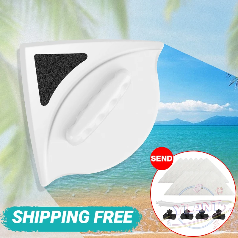 

Щетка для мытья окон, двусторонняя магнитная Бытовая мойка окон