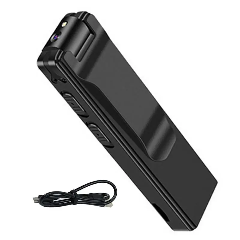 

Mini Body Camera With Clips Clip-on Mini Body Camera Wearable Wearable Portable Security Cameras Tiny Nanny Cam For Home And