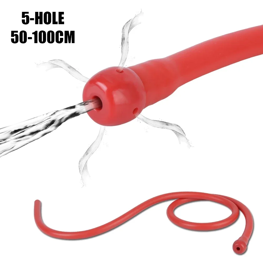 Силиконовая Анальная клизма WETIPS с 5 отверстиями шланг для мытья анальная душ