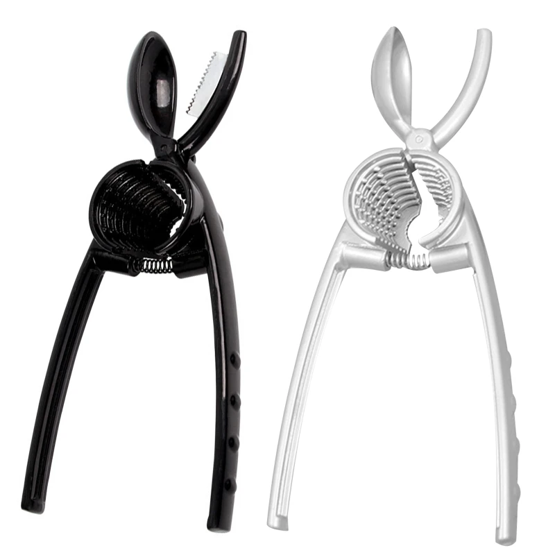 

2 in 1 Multi-functional Metal Chestnut Cracker Walnut Opener Pliers Manual Quick Nutcrackers Cutter Clip Tools