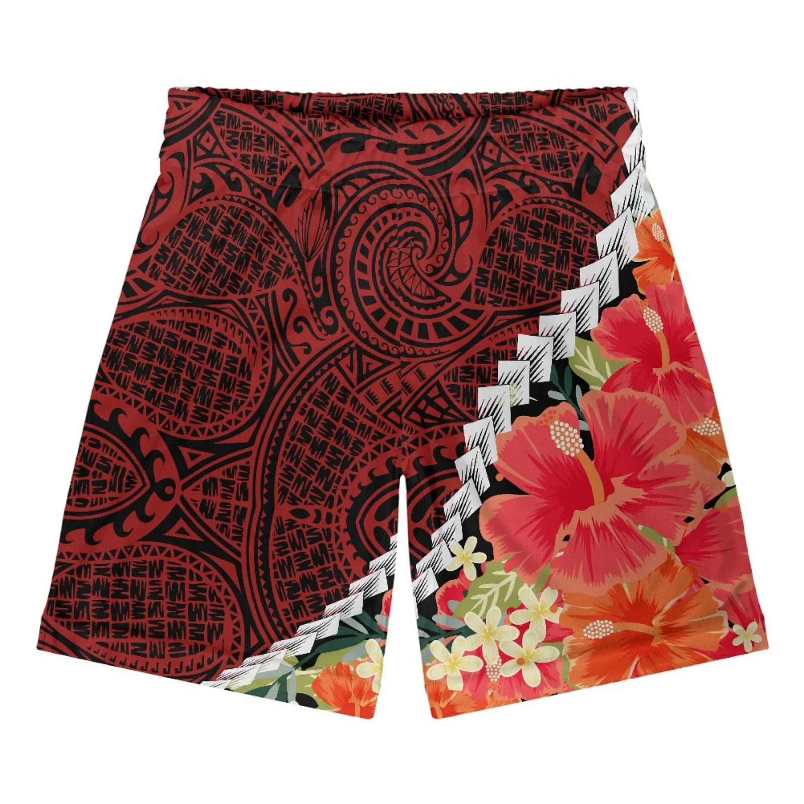 

Polynesian Tribal Hawaiian Totem Tattoo Hawaii Prints Summer High Quality Men's Casual Beach Shorts Brand Shorts Basketball Wear