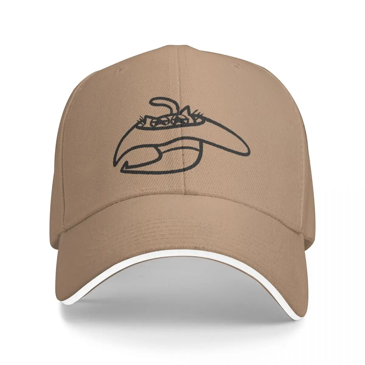 

2023 New Hat Sit Cat Bucket Hat Baseball Cap Military Cap Man Snapback Cap Hat Men's Women's
