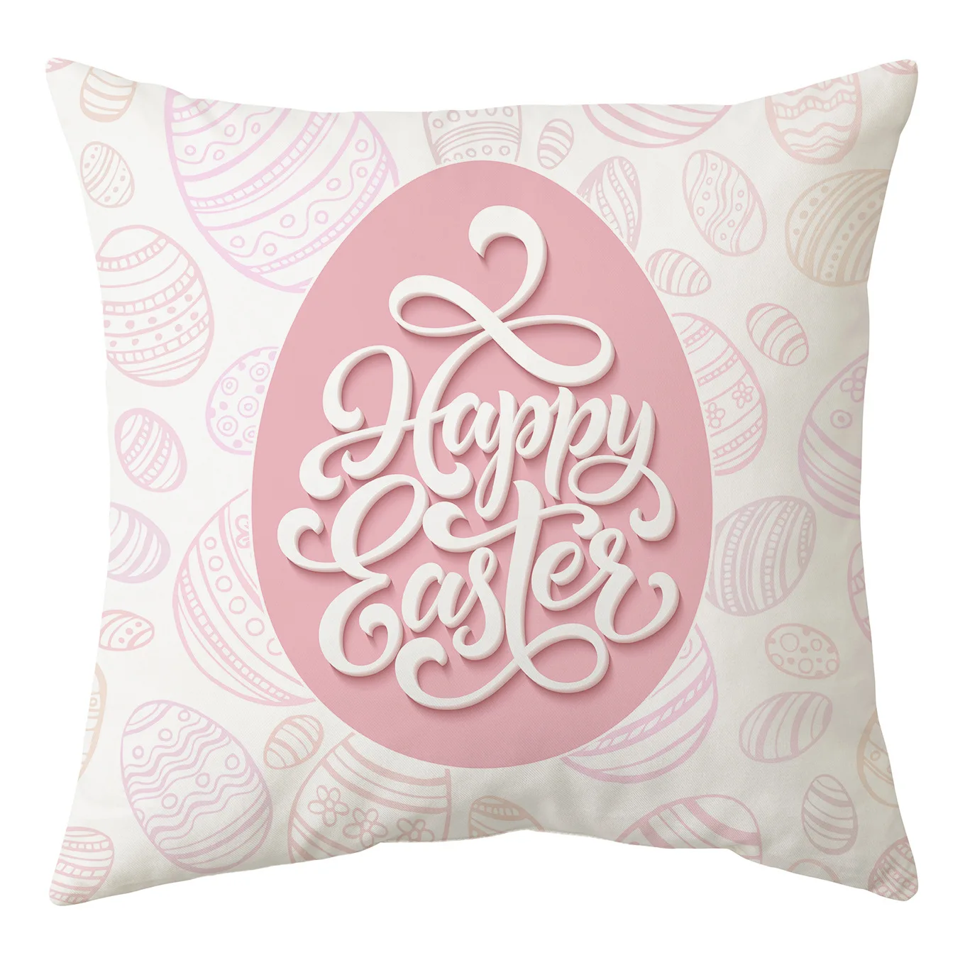 

2022 Easter Pillowcase Happy Easter Decoration Easter Bunny Eggs Pillow Covers Sofa Home Decor Easter Gift Party Favor 45x45cm