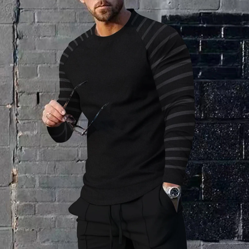 Brand New Men's O neck Men Sweaters Knit Pullovers For male Youth Slim Knitwear Man Long Sleeve Sweater T shirt