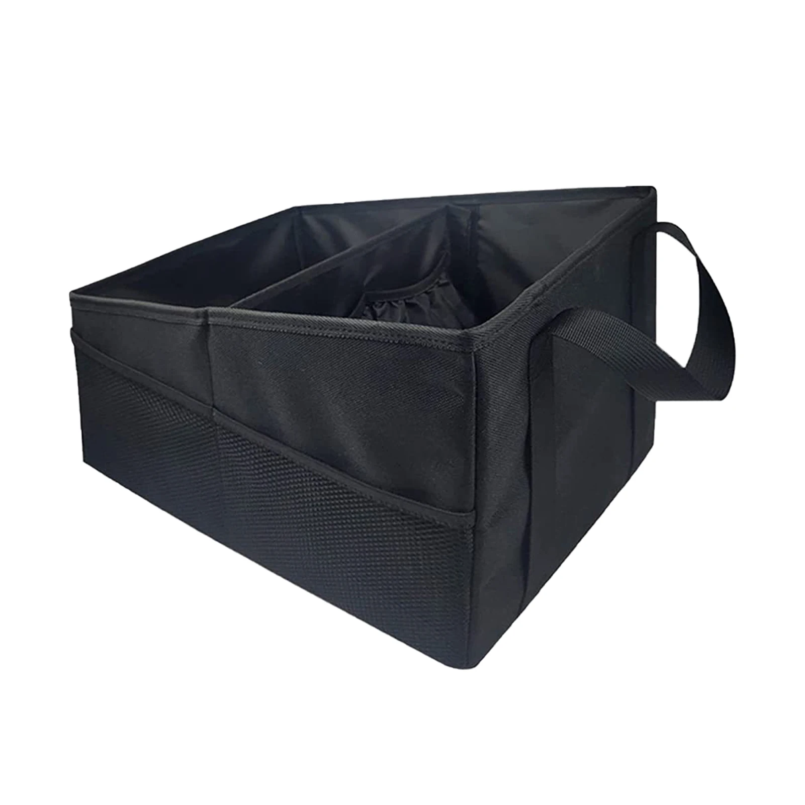 

Anti-Slip Design Front Rear Passenger Storage Box Car Organizer Large Capacity Storage Box Bag Portable Collapsible Package