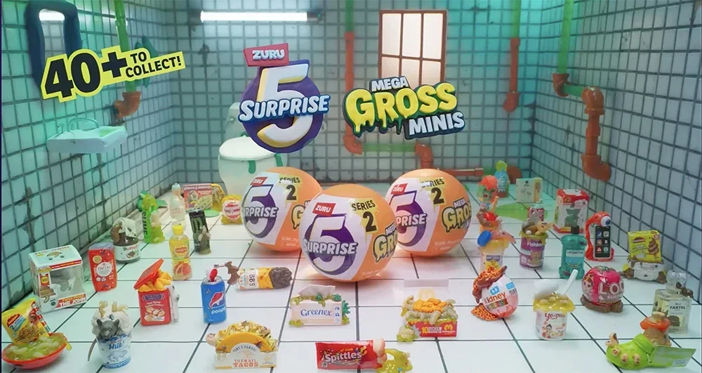 Горячие игрушки 5 сюрпризов Mega Gross Minis Mystery Series 2 коллекционные Brands слепая коробка