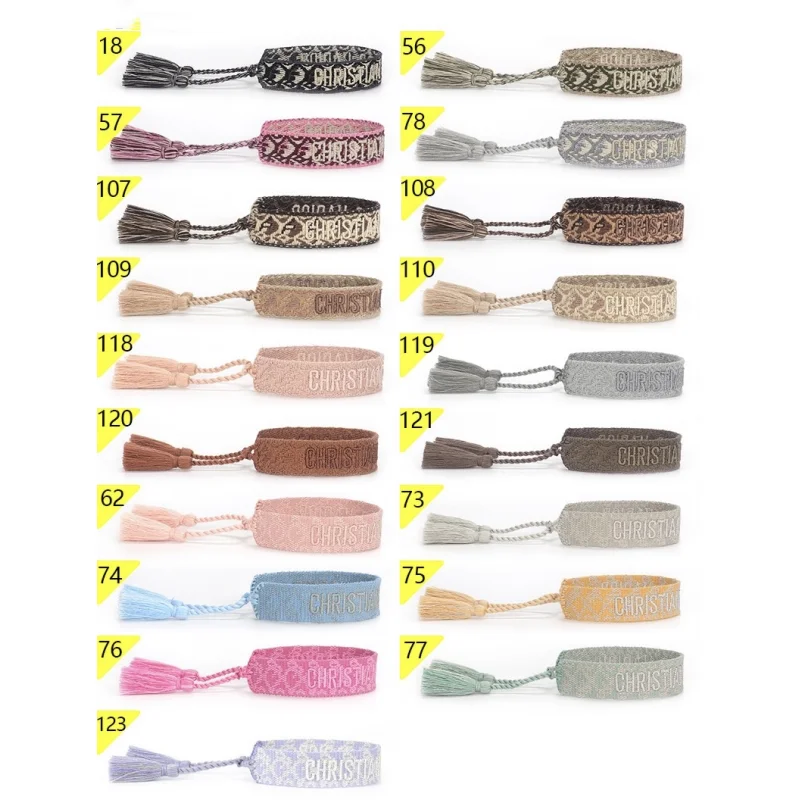 

Bohemia Braided Fabric Bracelet for Women Bohemian Adjustable Bracelet Handmade Wrist Bracelet Tassel Fashion Jewelry Wholesale