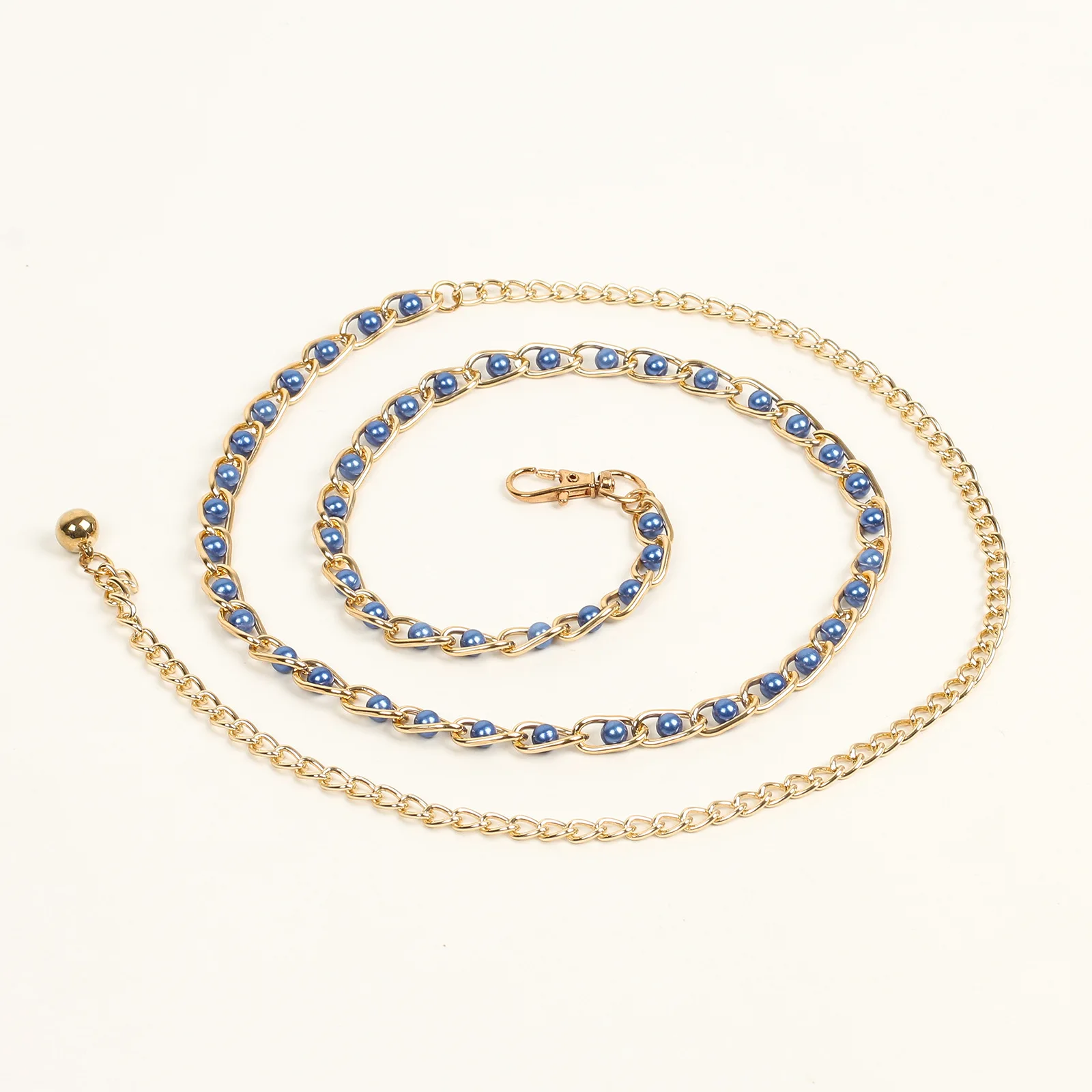 

3 PCS/Set Women Metal Chain Belts With Multicolourful Jewelry