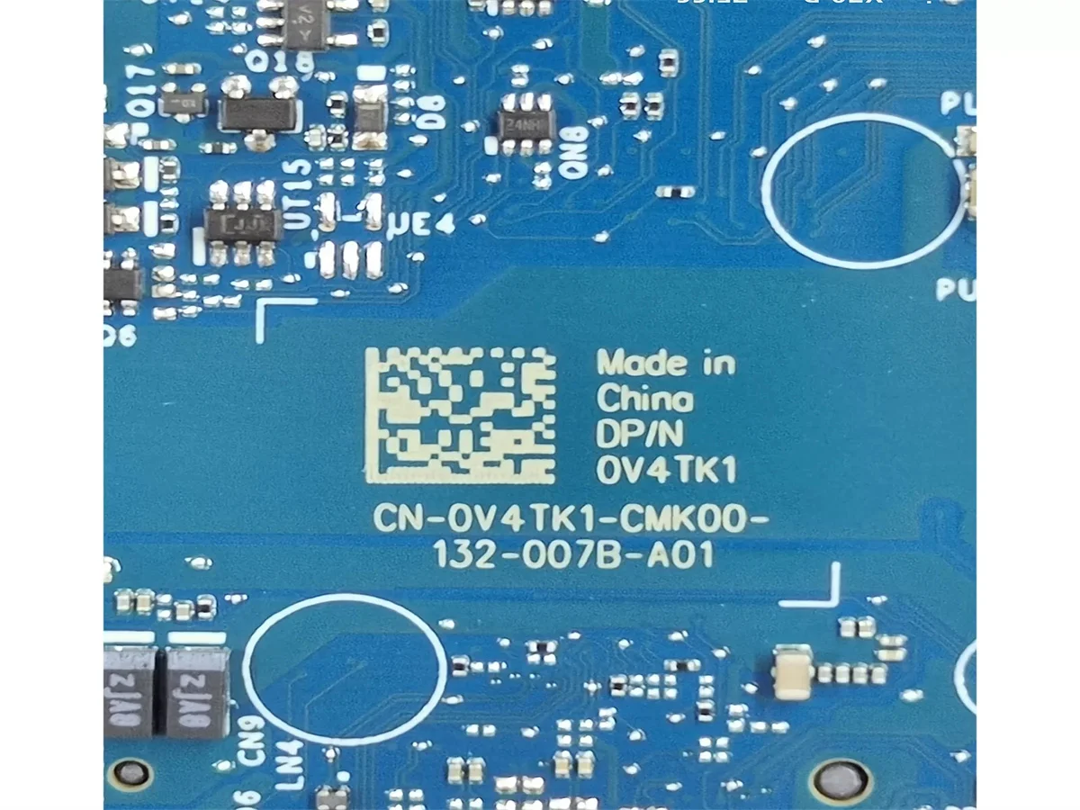 0V4TK1 для ноутбука Dell Latitude 9510 материнская плата SRGKV I7-10610U 16G LA-H981P 100% полностью