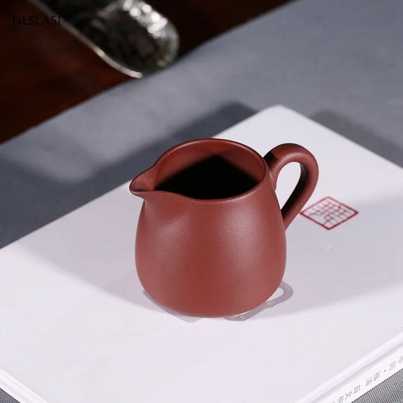 Чайный набор "Yixing Classic" из фиолетовой глины с чашей "Cha Hai" и чашкой "Master Teacup", ручной работы, домашний посуд, аксессуары для чая, вместимость 240 мл.