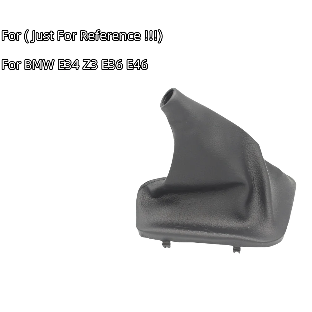 Фото Для BMW E34 1988-1995 E36 1991-1998 E46 1999-2005 Z3 1995-01 кожаная кабина переключения передач пылезащитный чехол рамка №1