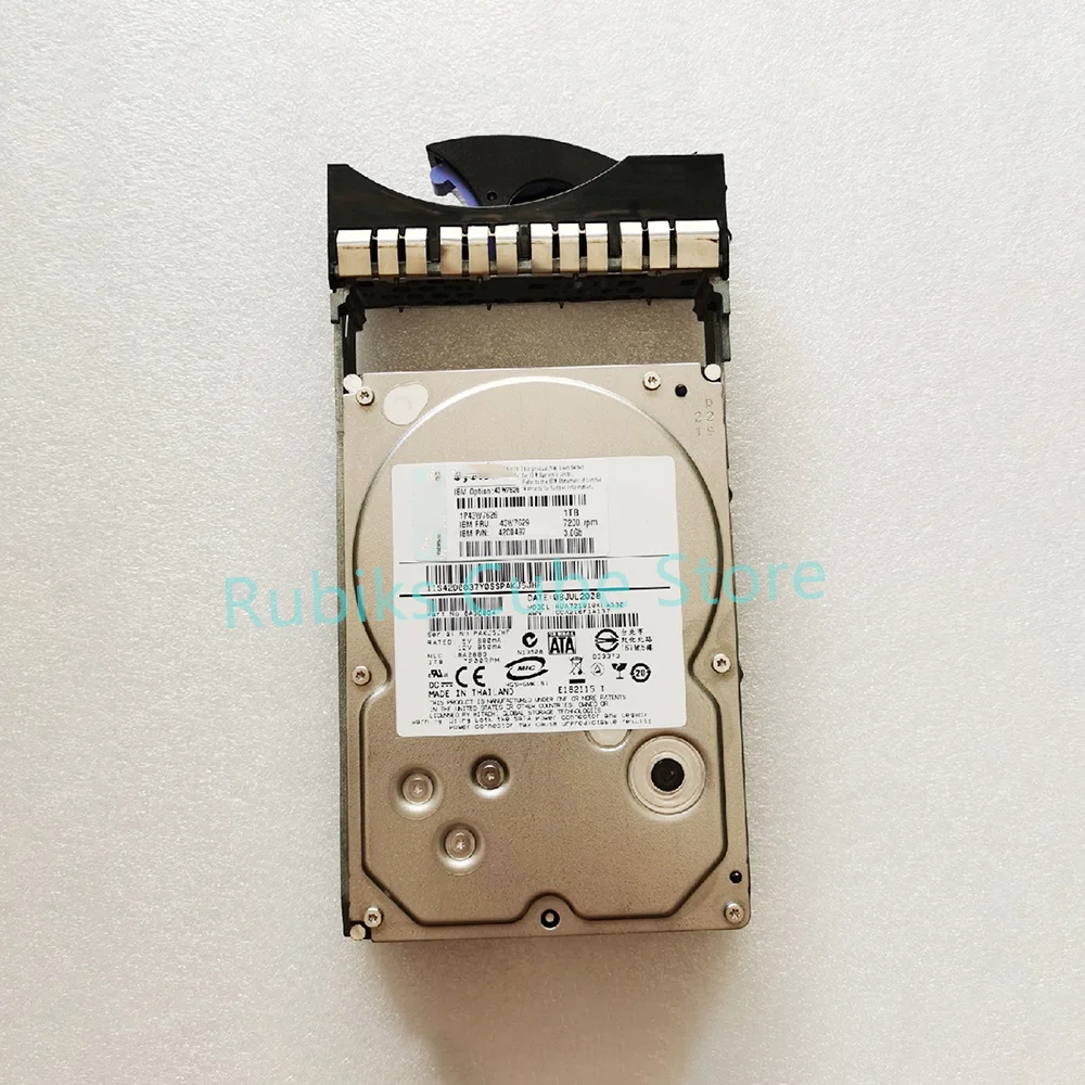 Для жесткого диска IBM X3250M2 X3100M3 43W7626 43W7629 1T 7 2K SATA 3 5"
