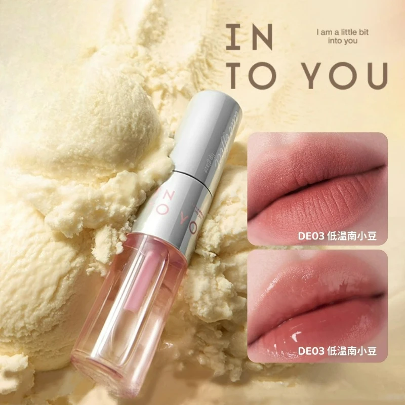 Фото INTO YOU двуглавый блеск для губ, зеркальный водный блеск, матовая грязь для губ, увлажняющий, долговечный, против пятен, глазурь для губ, макияж №1